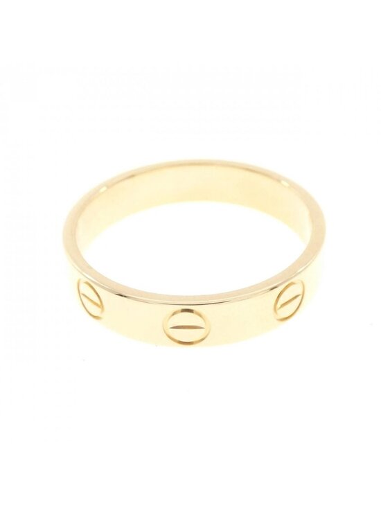 CRB4218100 - LOVE ring, SM - Rose gold, diamonds - Cartier Cartier Mini Love Ring